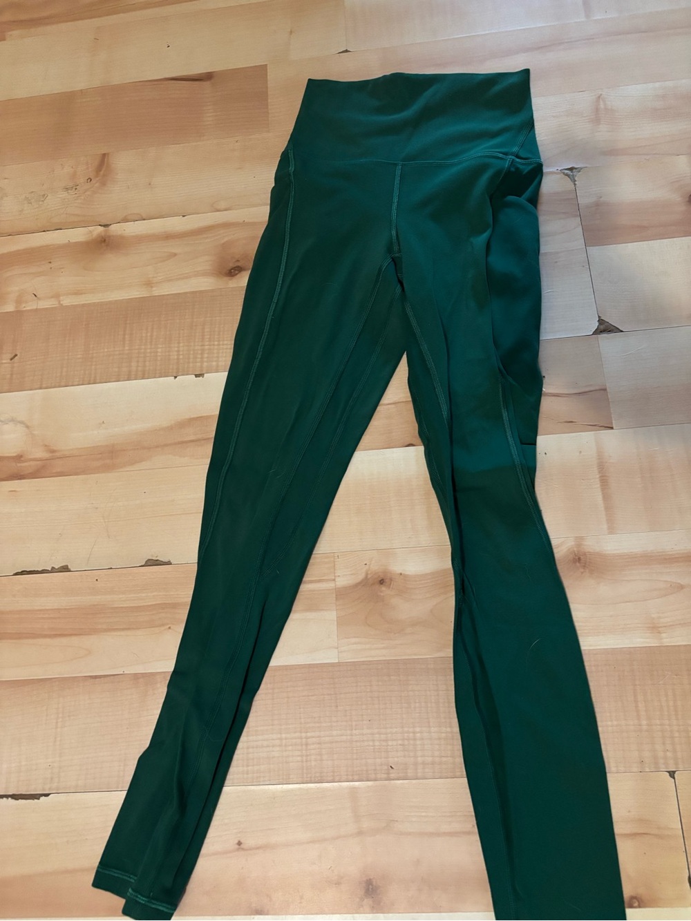Lululemon high rise green leggings